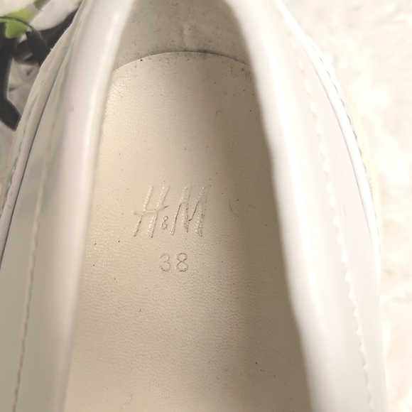 H&M | White Faux Leather Chunky Loafers - Picture 6 of 12